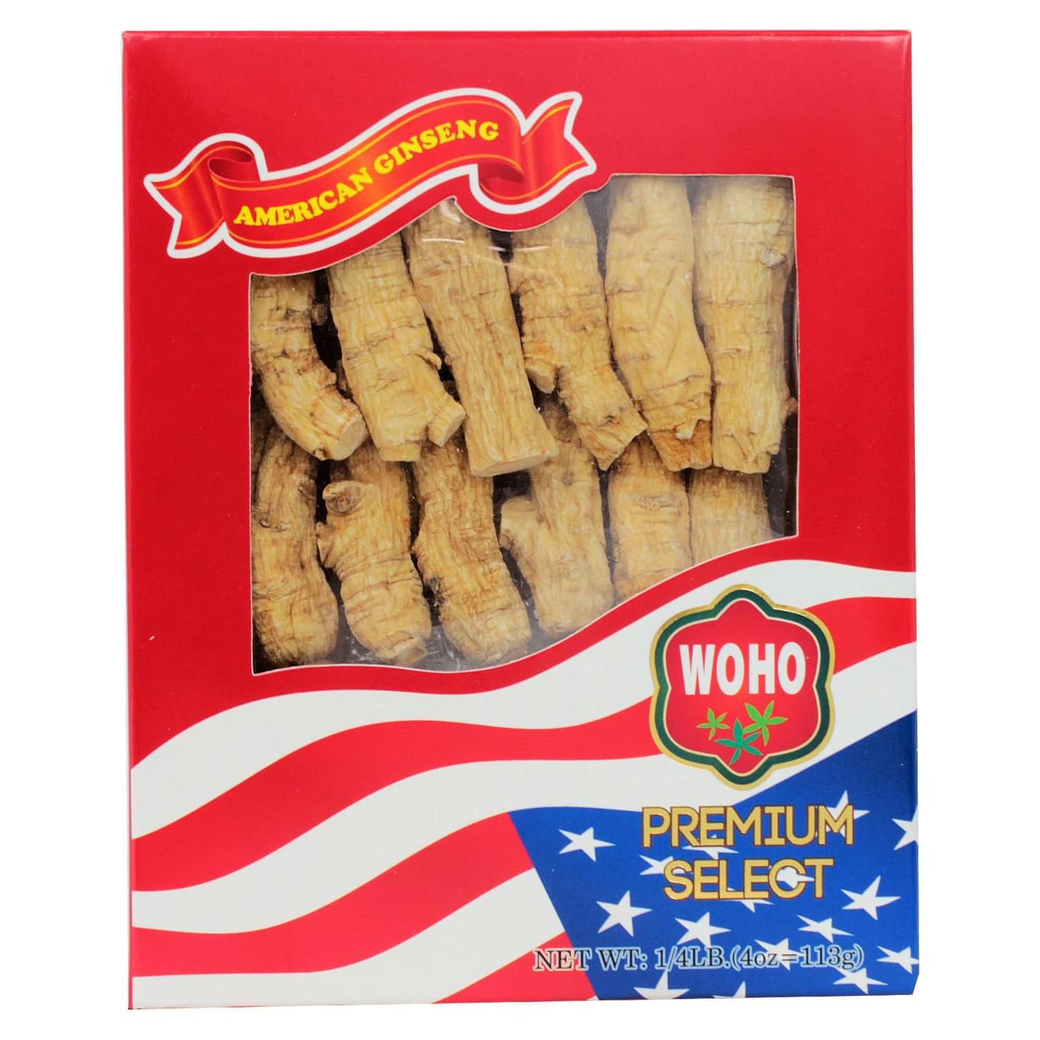 Raíz de Ginseng Americano WOHO 113.4 g Estimulante Energía