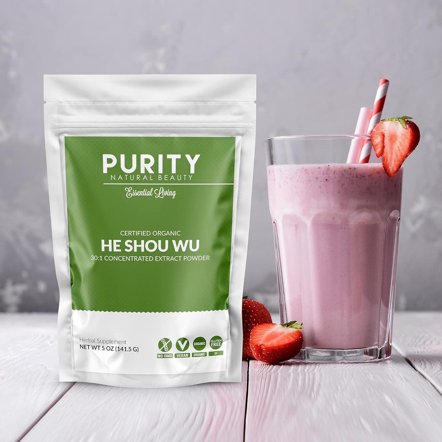 He Shou Wu Orgánico Certificado Purity 141.75g - Extracto 30:1