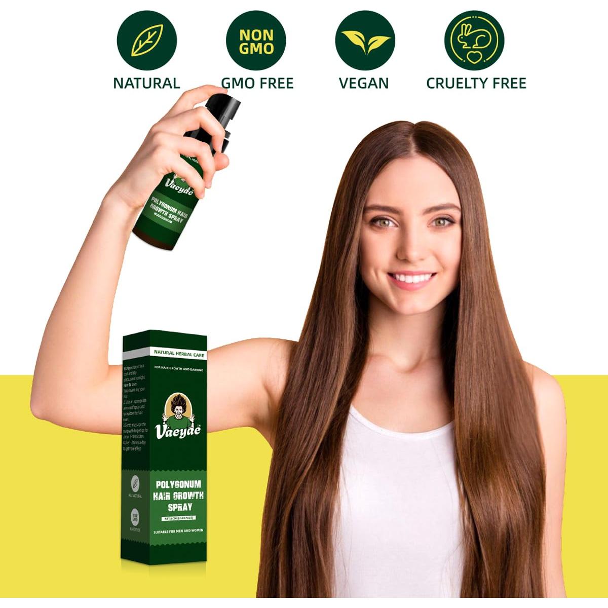 Spray Crecimiento Capilar Polygonum Multiflorum 120ml - VAEYAE