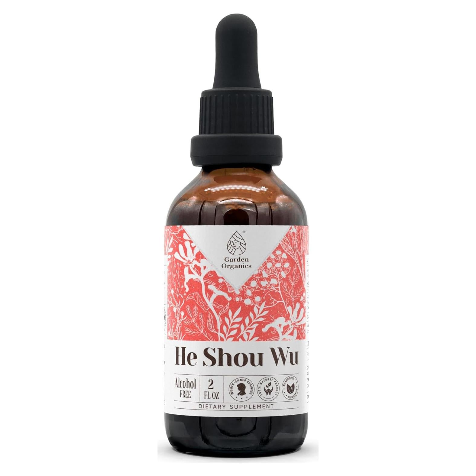 Extracto de Tintura Natural He Shou Wu 59 ml - Garden Organics