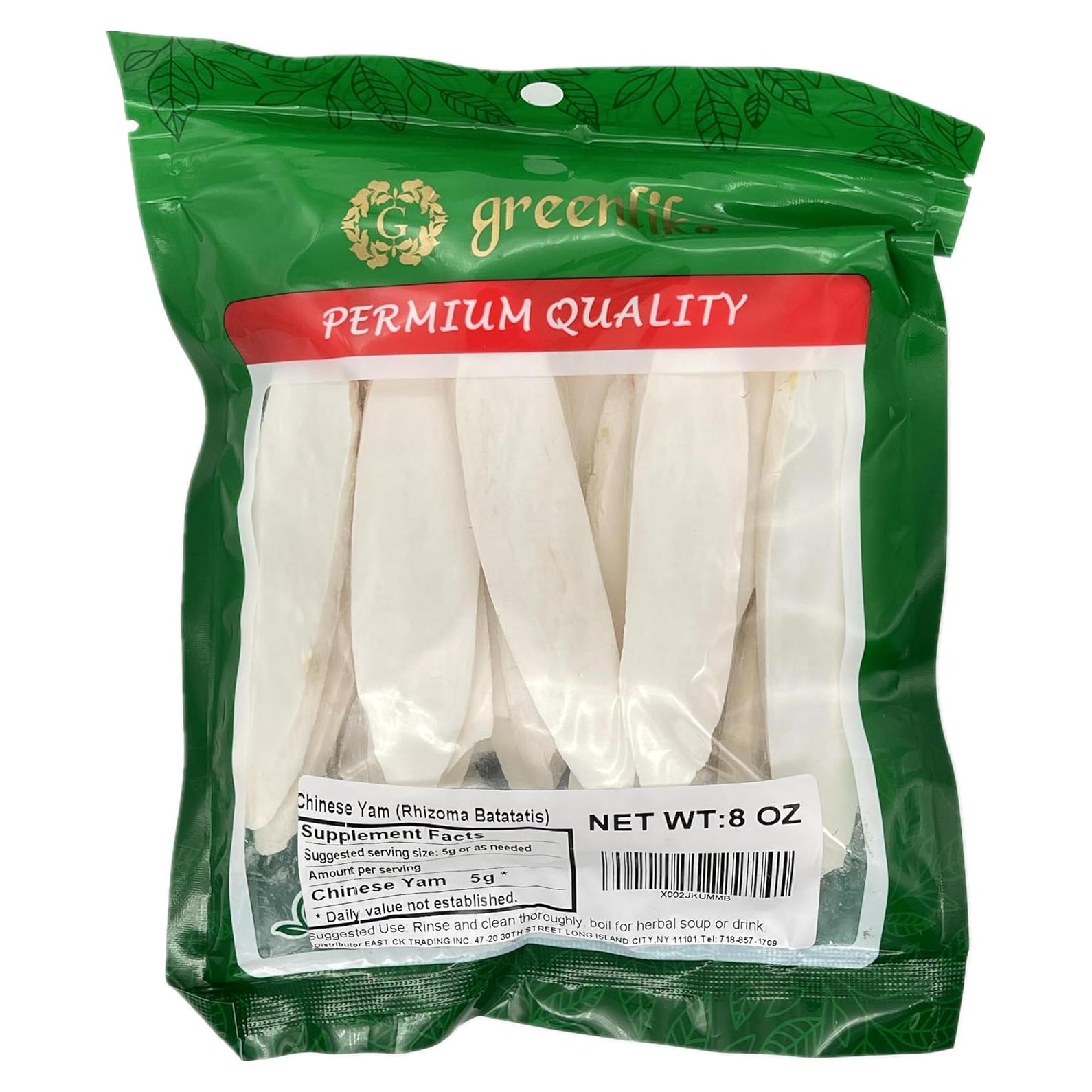 Hierbas Secas Ñame Chino Shan Yao 226g - Greenlike