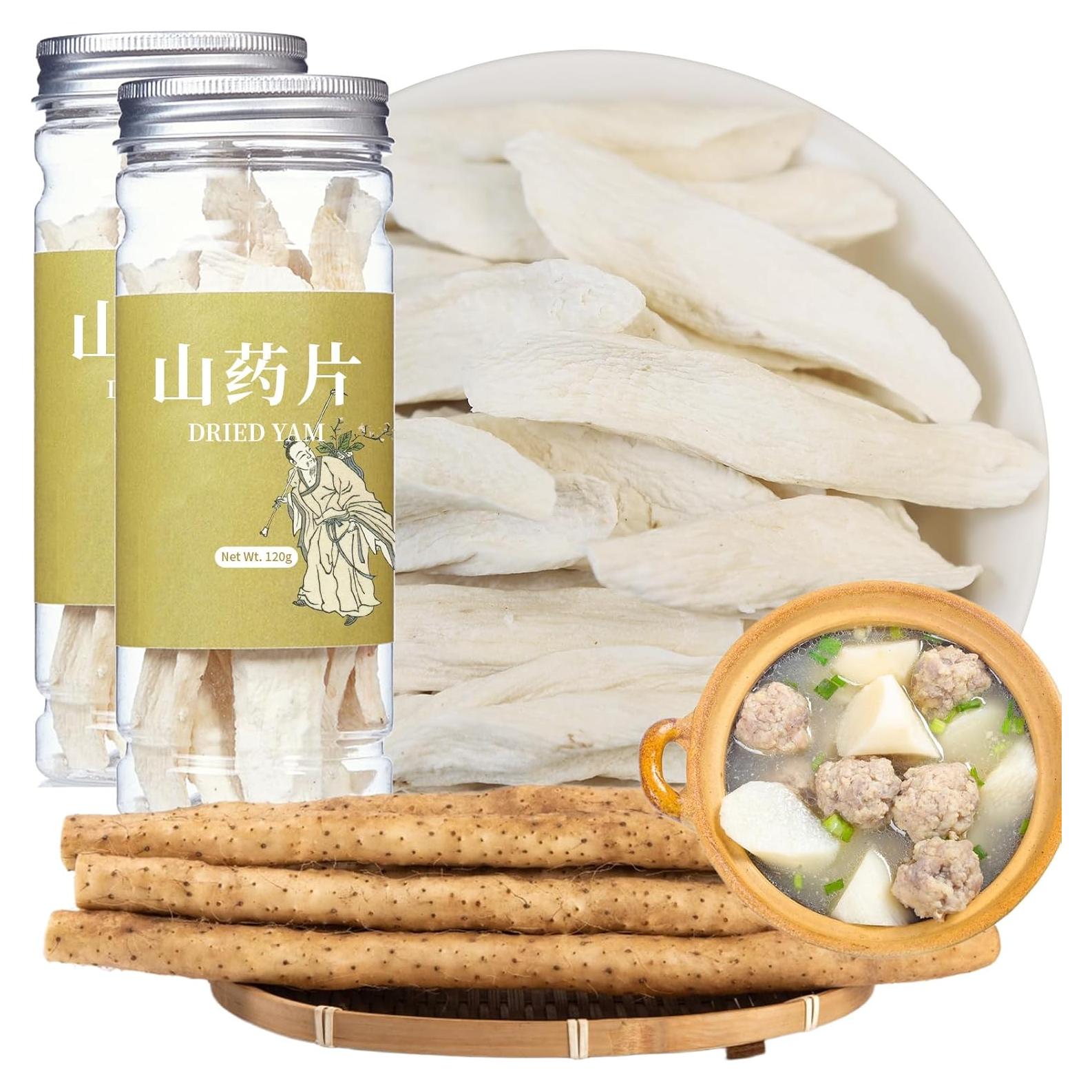 Rodajas de Ñame Chino Seco Wanhua 240g - Sin Azufre