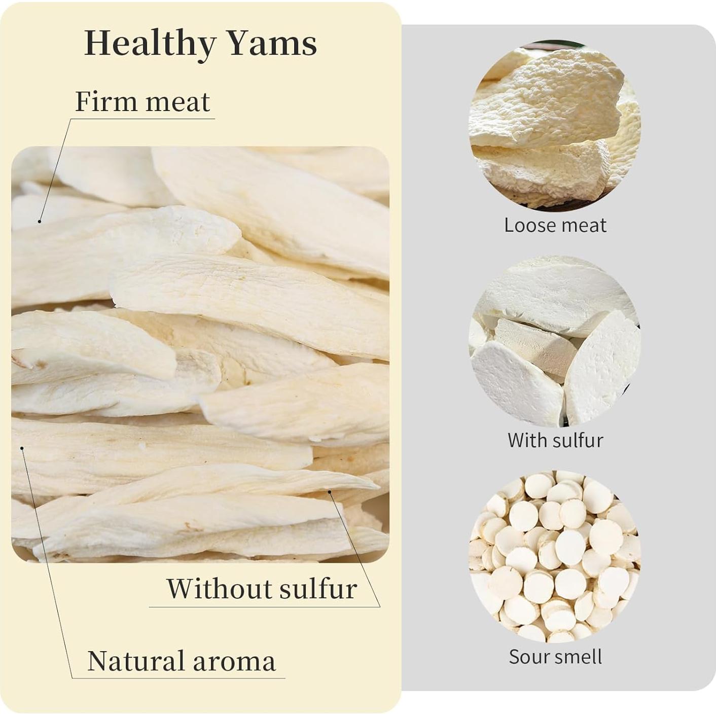 Rodajas de Ñame Chino Seco Wanhua 240g - Sin Azufre