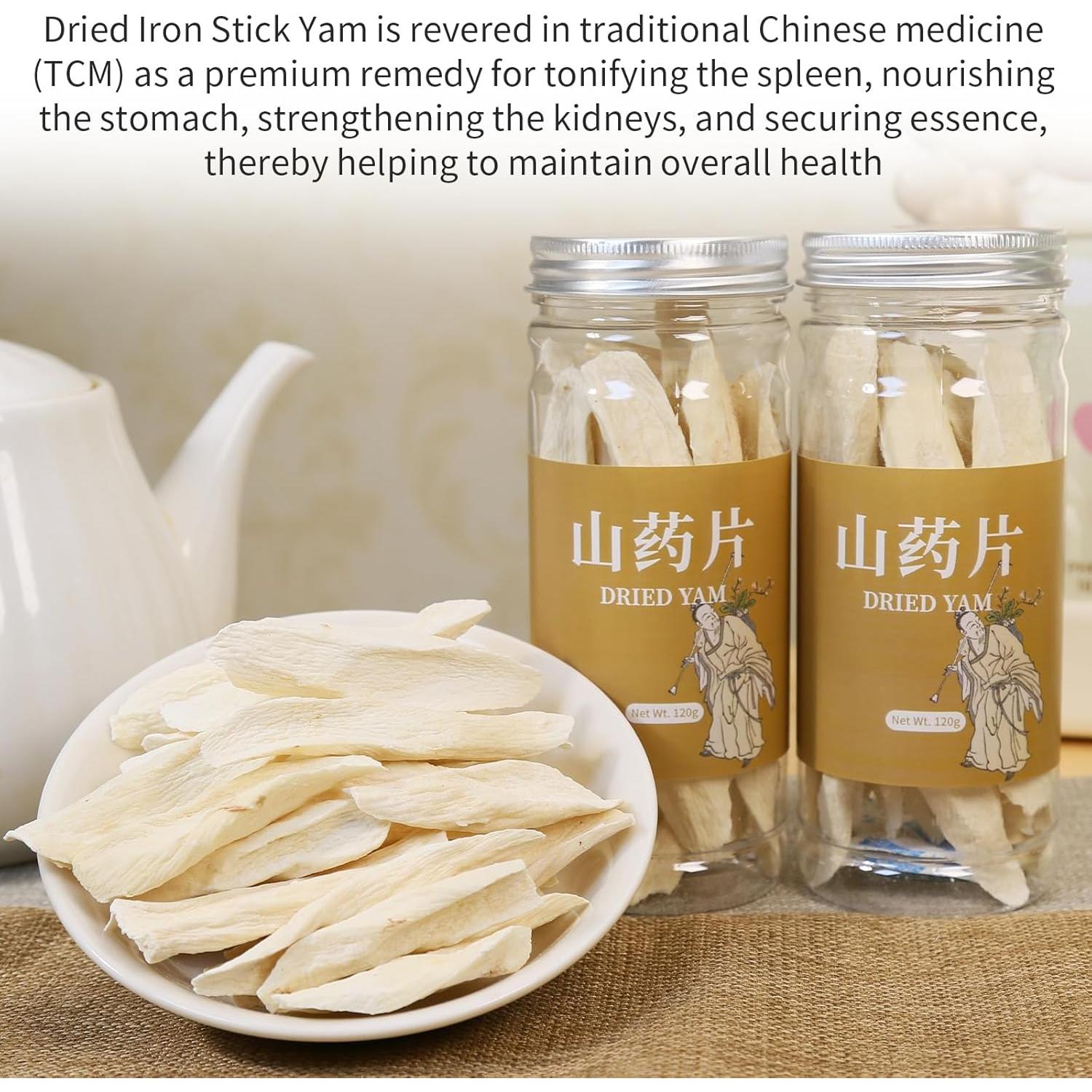 Rodajas de Ñame Chino Seco Wanhua 240g - Sin Azufre