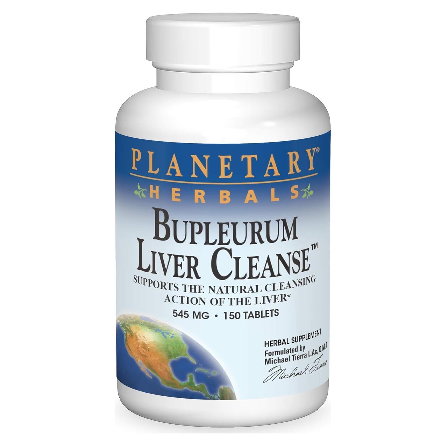 Limpieza Hepática Bupleurum Planetary Formulas 545 mg 150 Tabletas