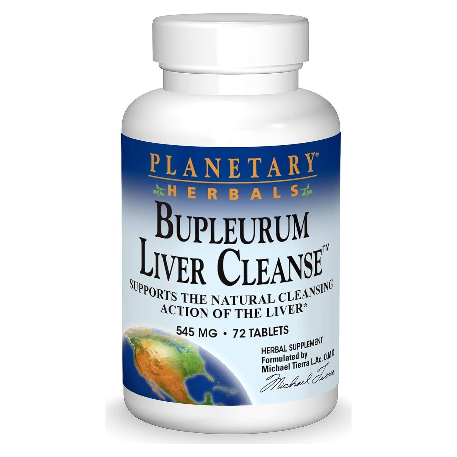Limpieza Hepática Planetary Herbals 545mg - 72 Tabletas