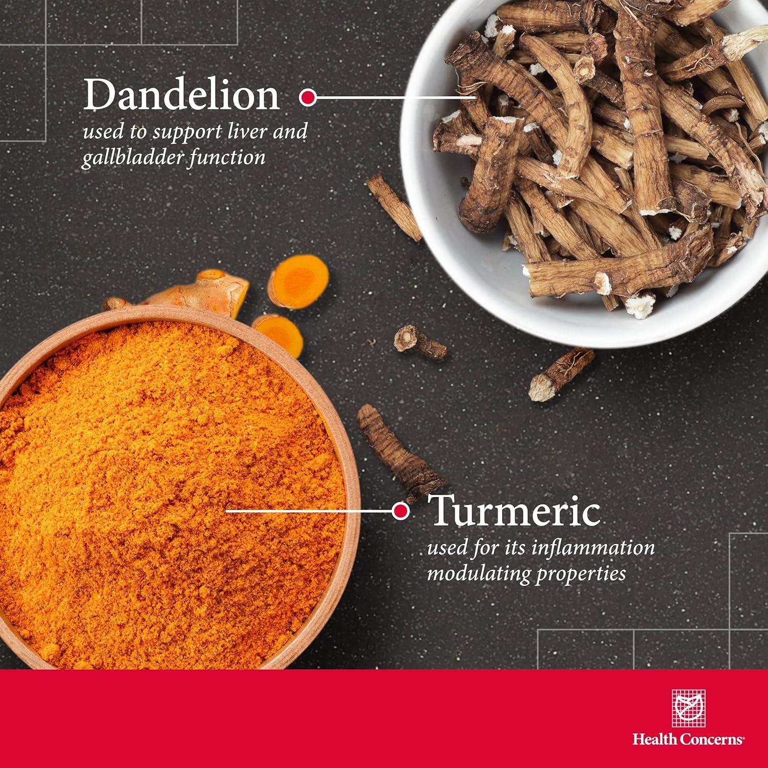 Suplemento Herbal Health Concerns para Vesícula Biliar - 90 Cápsulas