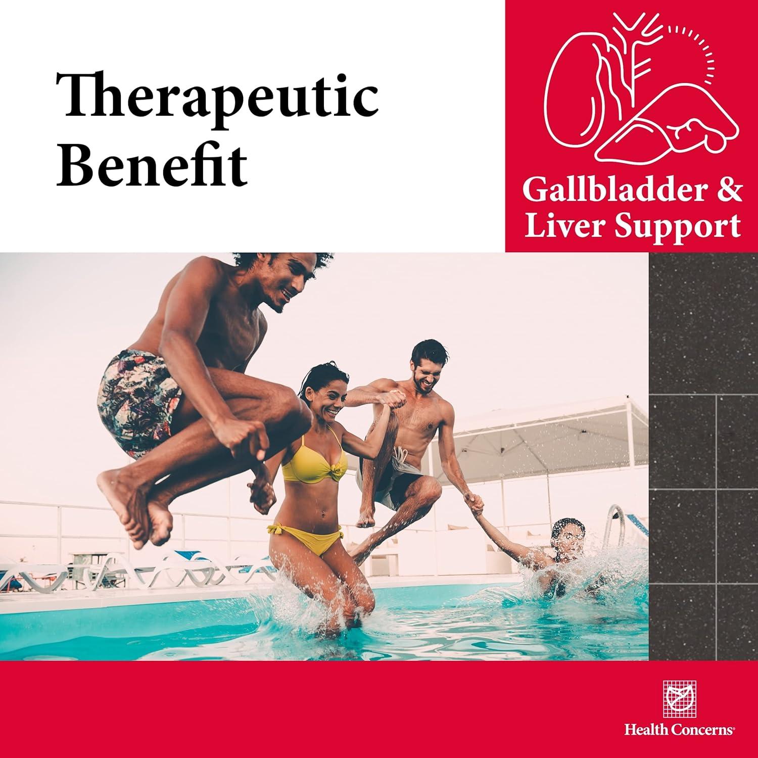 Suplemento Herbal Health Concerns para Vesícula Biliar - 90 Cápsulas