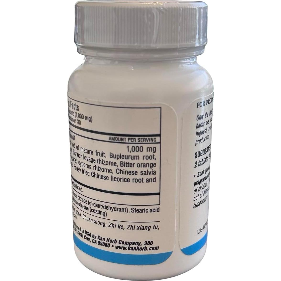 Suplemento Calmante de Hígado Kan Herbs 60 tabletas