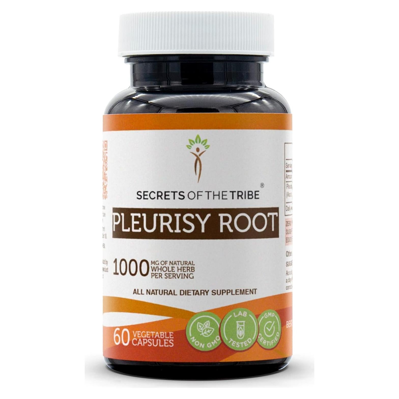 Cápsulas Vegetales Secretos de la Tribu Raíz de Pleuresía 60 Unidades