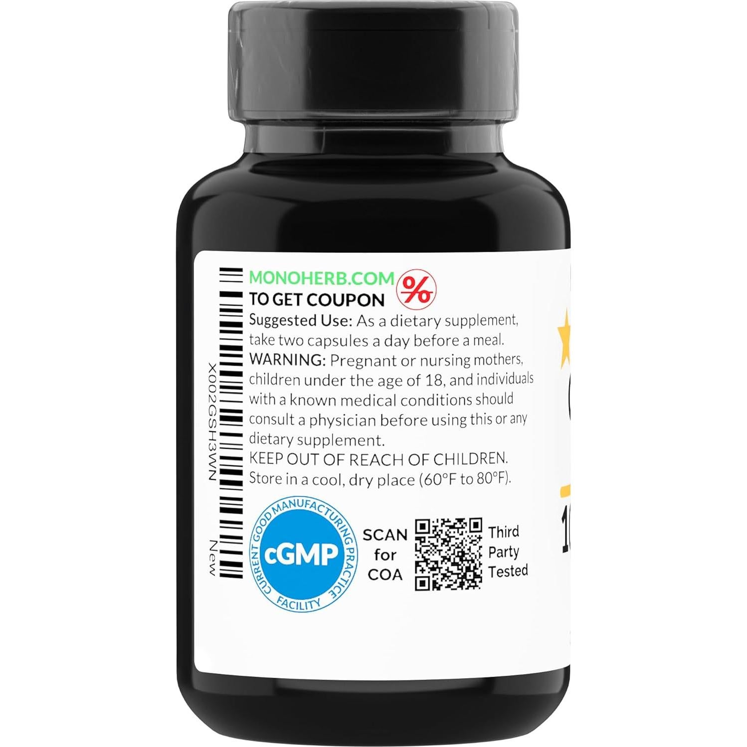 Extracto de Guggul 1000 mg - 90 Cápsulas Veganas