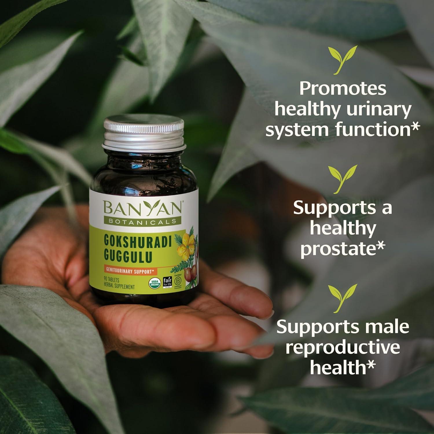 Tabletas Gokshuradi Guggulu Banyan Botanicals - 90 Tabletas Veganas