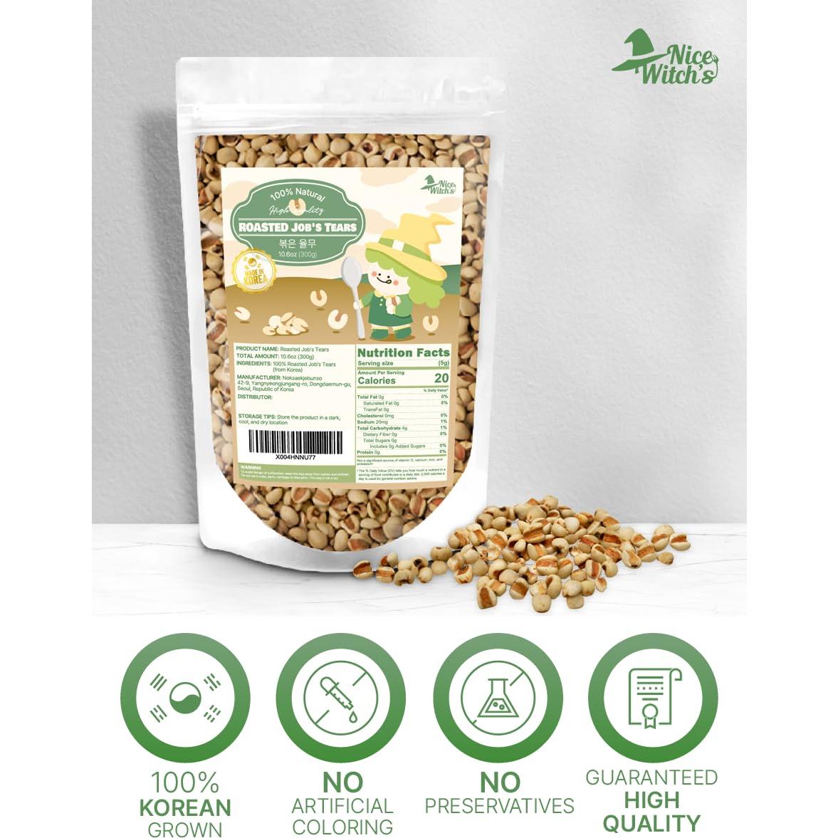 Lágrimas de Job 300g NICE WITCH'S - 100% Natural Tostadas