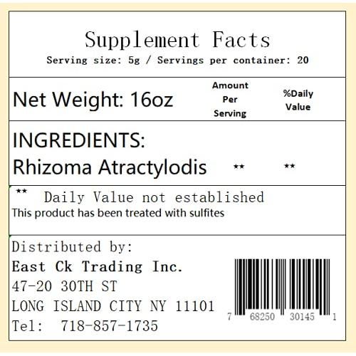 Rizoma de Atractylodes Cang Zhu 473 ml - Atractylodes lancea