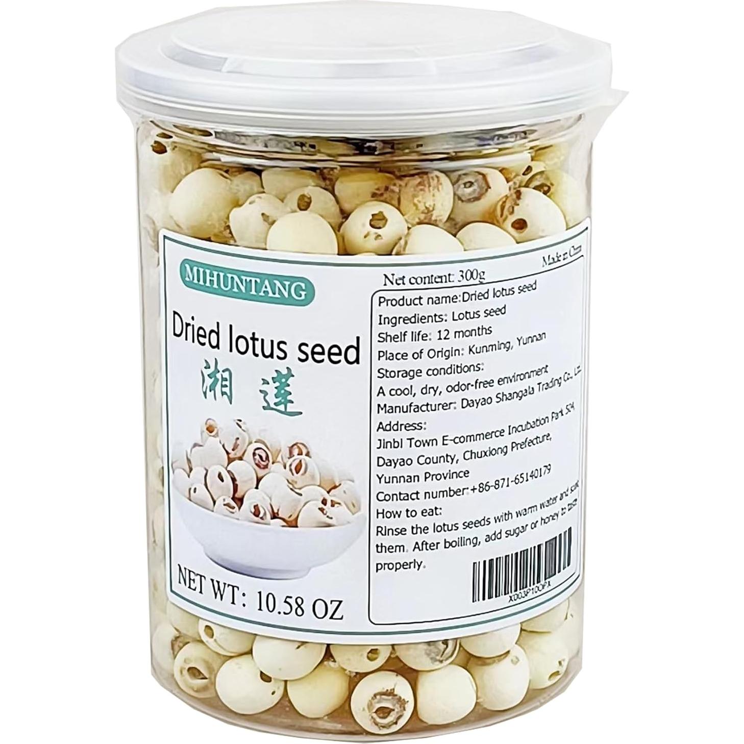 Semilla de Loto Blanca Seca 300g - MIHUNTANG