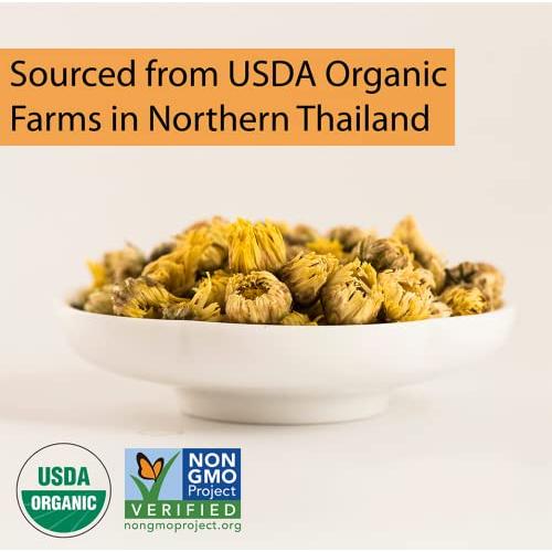 Té de Crisantemo Orgánico Incas 100 g Sin Cafeína y Sin Gluten