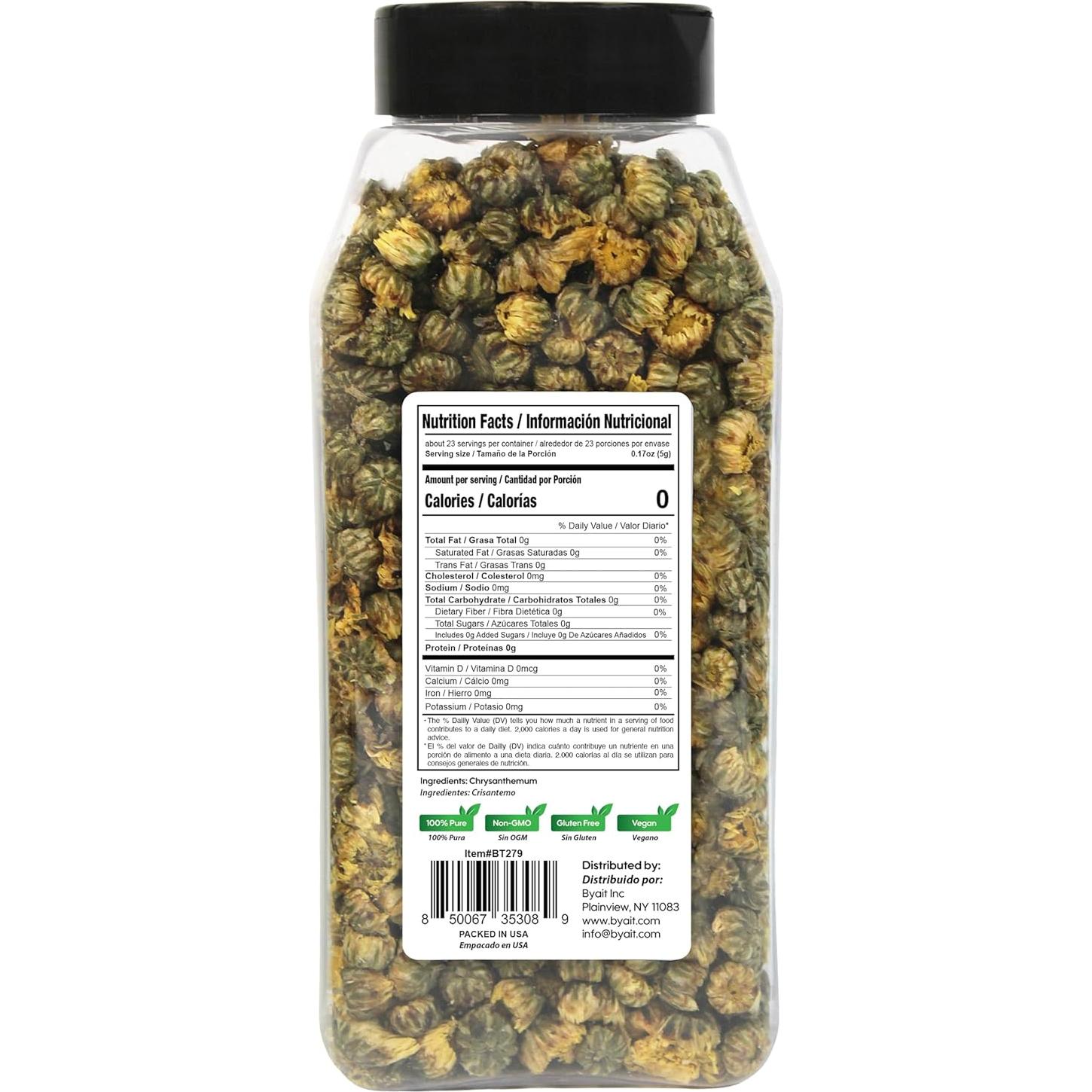 Té de Crisantemo Byait 113g - Flores Tai Ju Premium Sin Cafeína