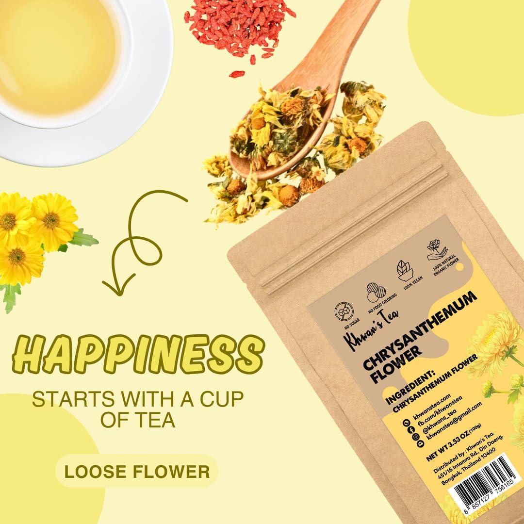Té de Crisantemo Khwan 100 g - Infusión Herbal Antioxidante