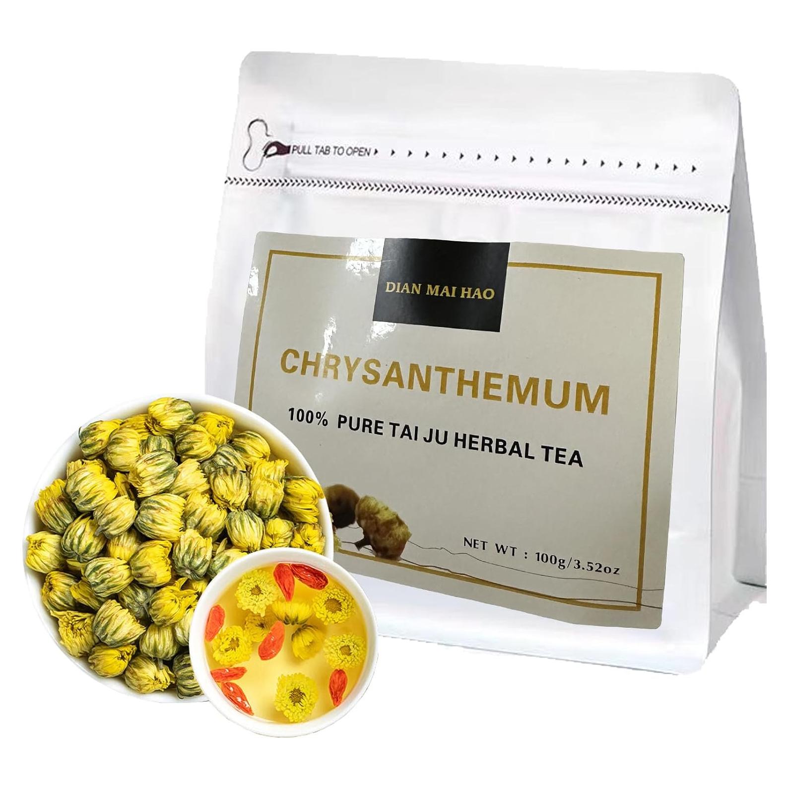 Botón de Crisantemo Fetal Tai Ju 100g - Té Herbal Natural