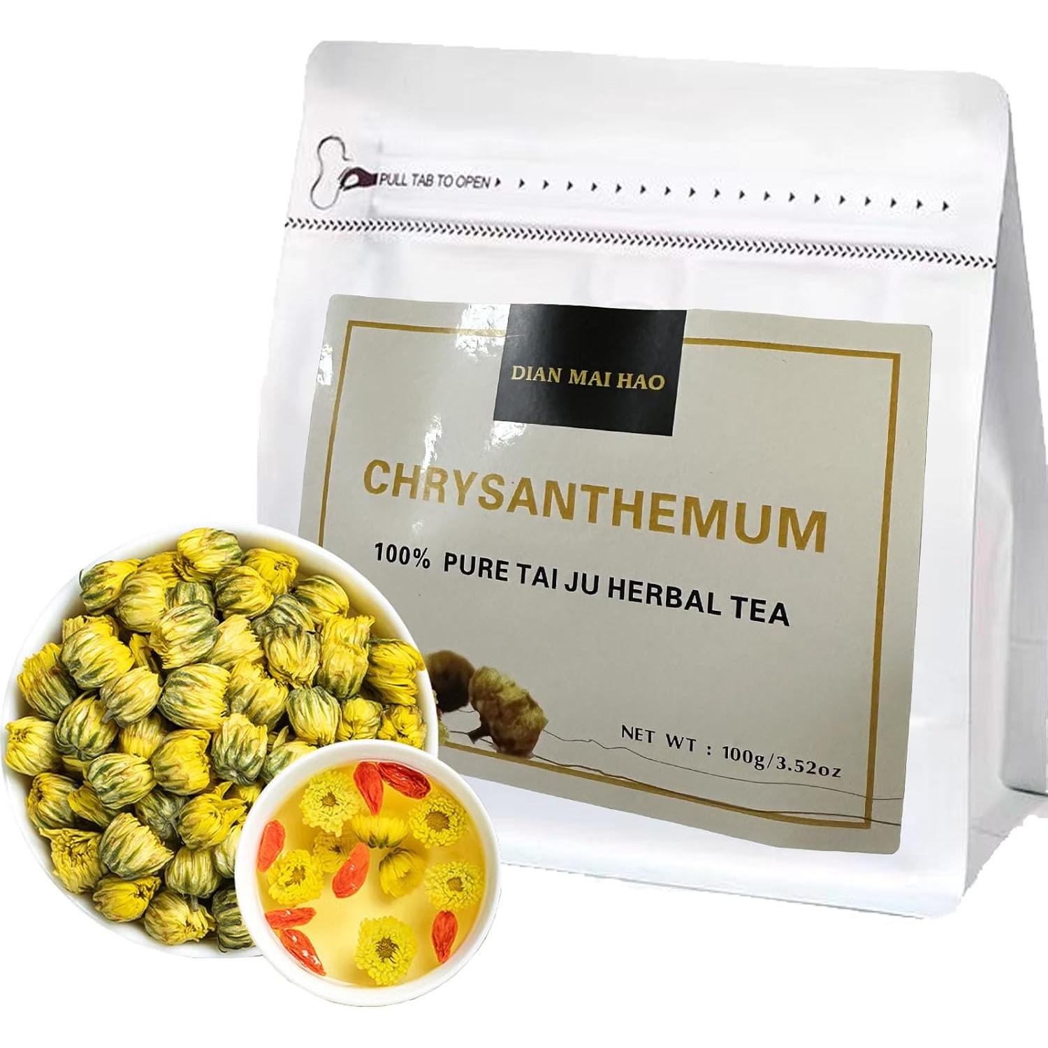 Botón de Crisantemo Fetal Tai Ju 100g - Té Herbal Natural