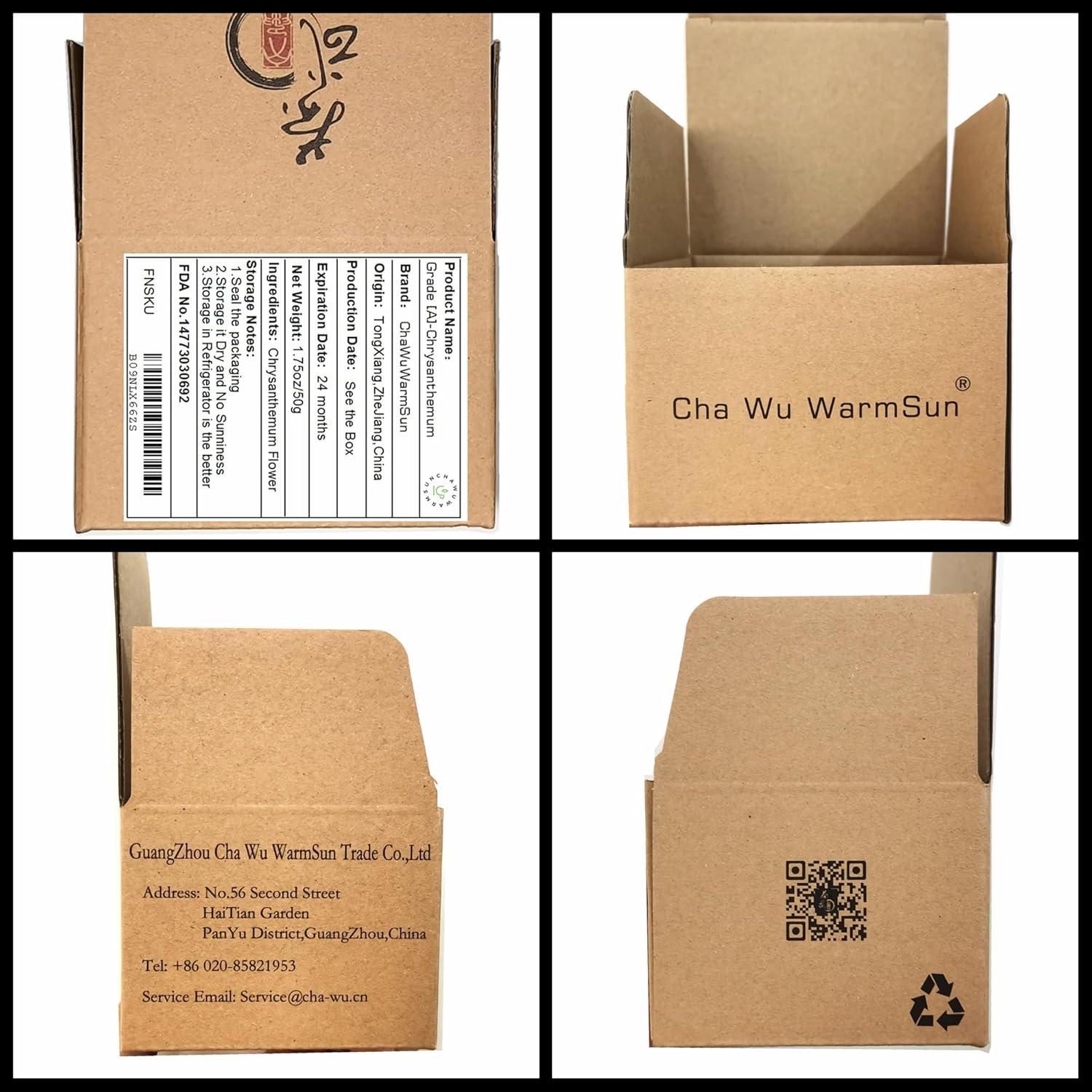 Té de Crisantemo ChaWuWarmSun 50g - Capullos de Flor China