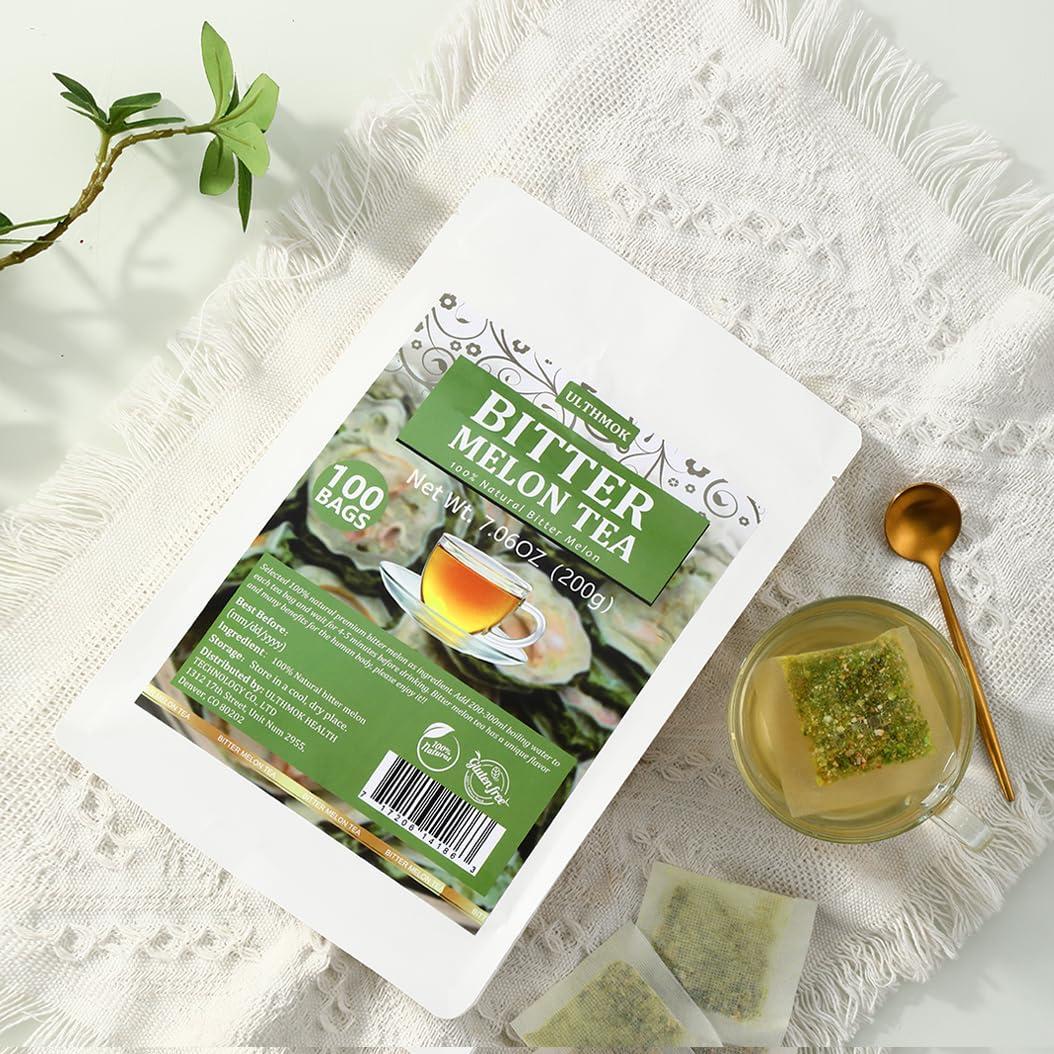 Té de Melón Amargo YLINSHA 100 Bolsas 100% Natural Sin Aditivos