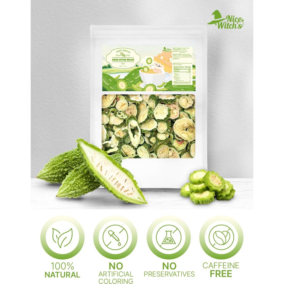 Té Herbal 100% Melón Amargo BRUJA BONITA 113g - Sin Aditivos