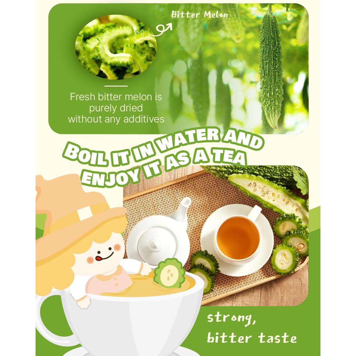 Té Herbal 100% Melón Amargo BRUJA BONITA 113g - Sin Aditivos