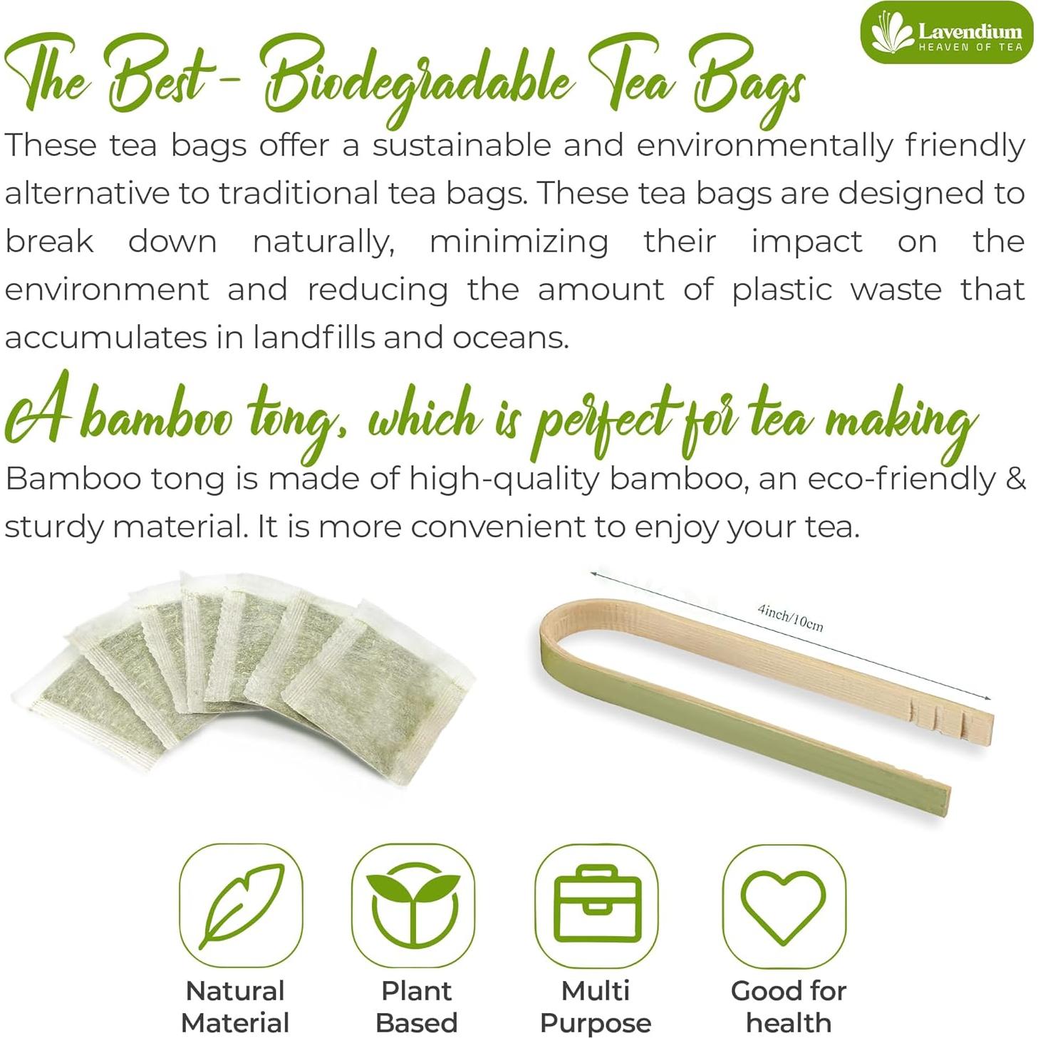 Té de Melón Amargo Lavendium - 60 Bolsitas 100% Natural