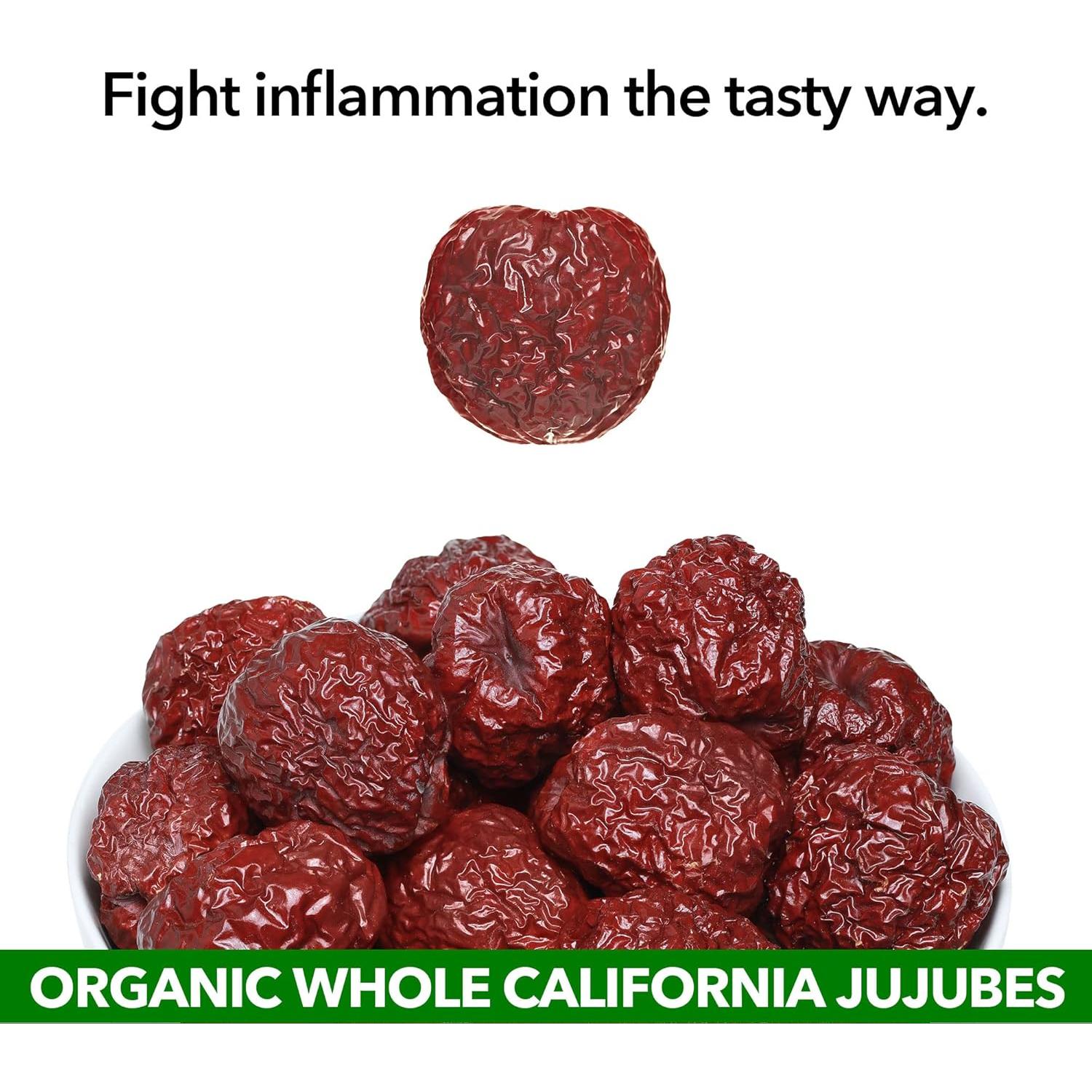 Jujubes Rojos Orgánicos JUJUME 170g - Superalimento Saludable