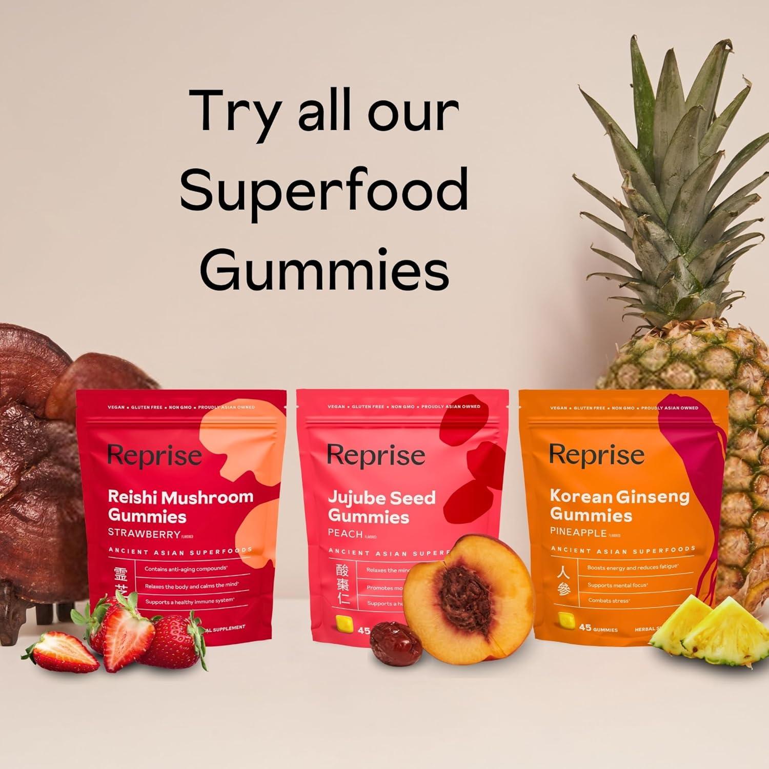 Gominolas de Semilla de Jujube Reprise 300 mg Sabor Durazno