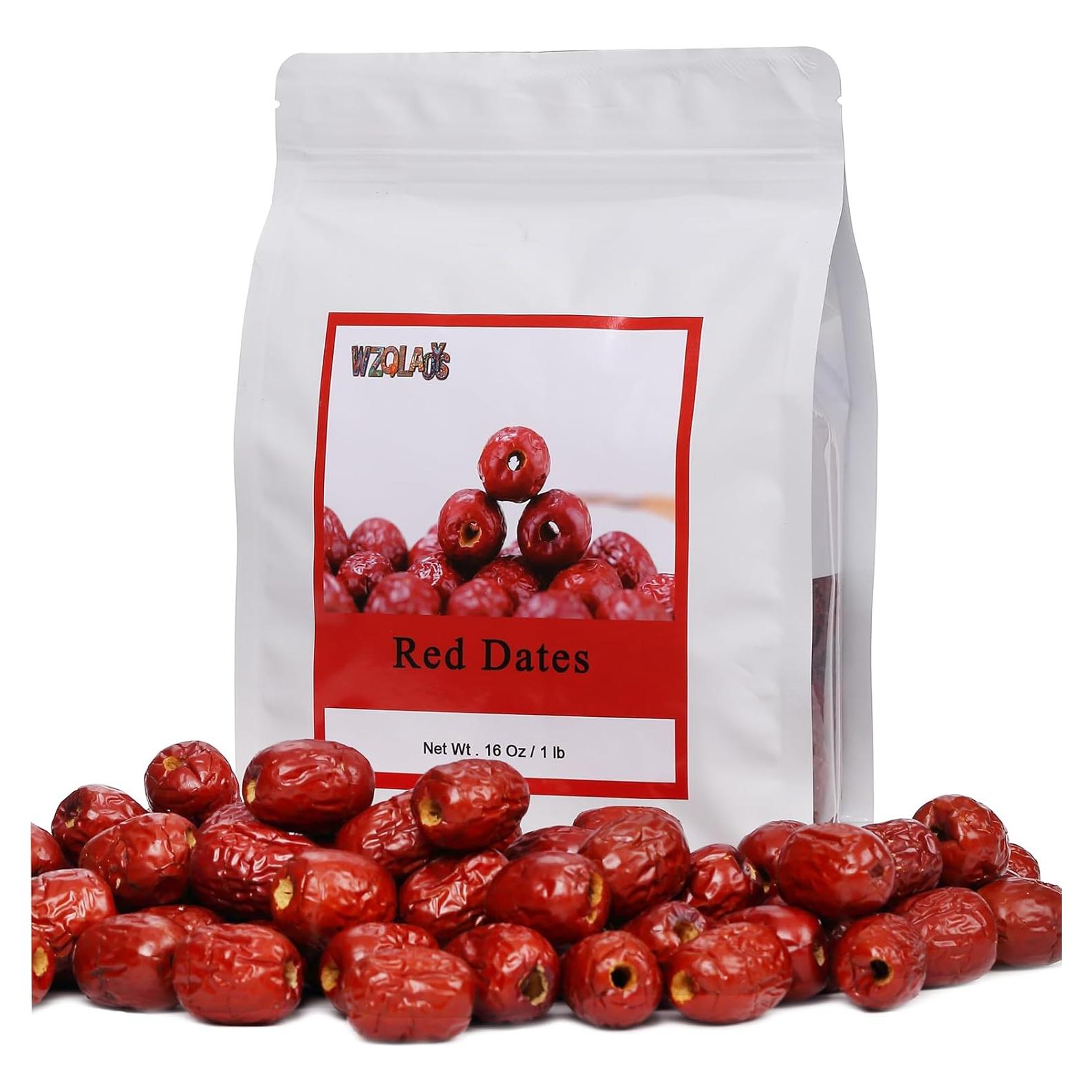 Dátiles Jujube Sin Hueso WZQLAOYS 0.45 kg Fruta Seca Natural
