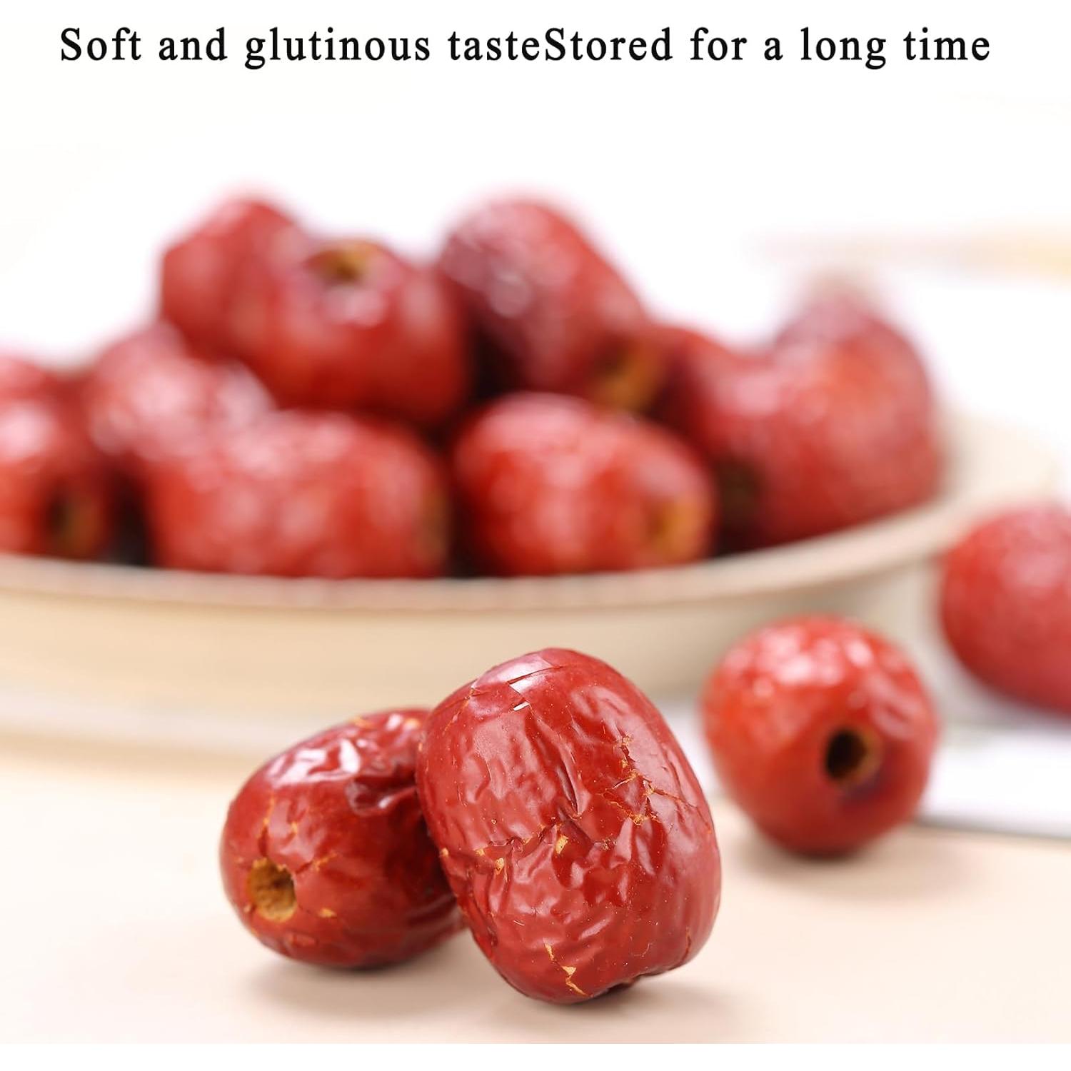 Dátiles Jujube Sin Hueso WZQLAOYS 0.45 kg Fruta Seca Natural