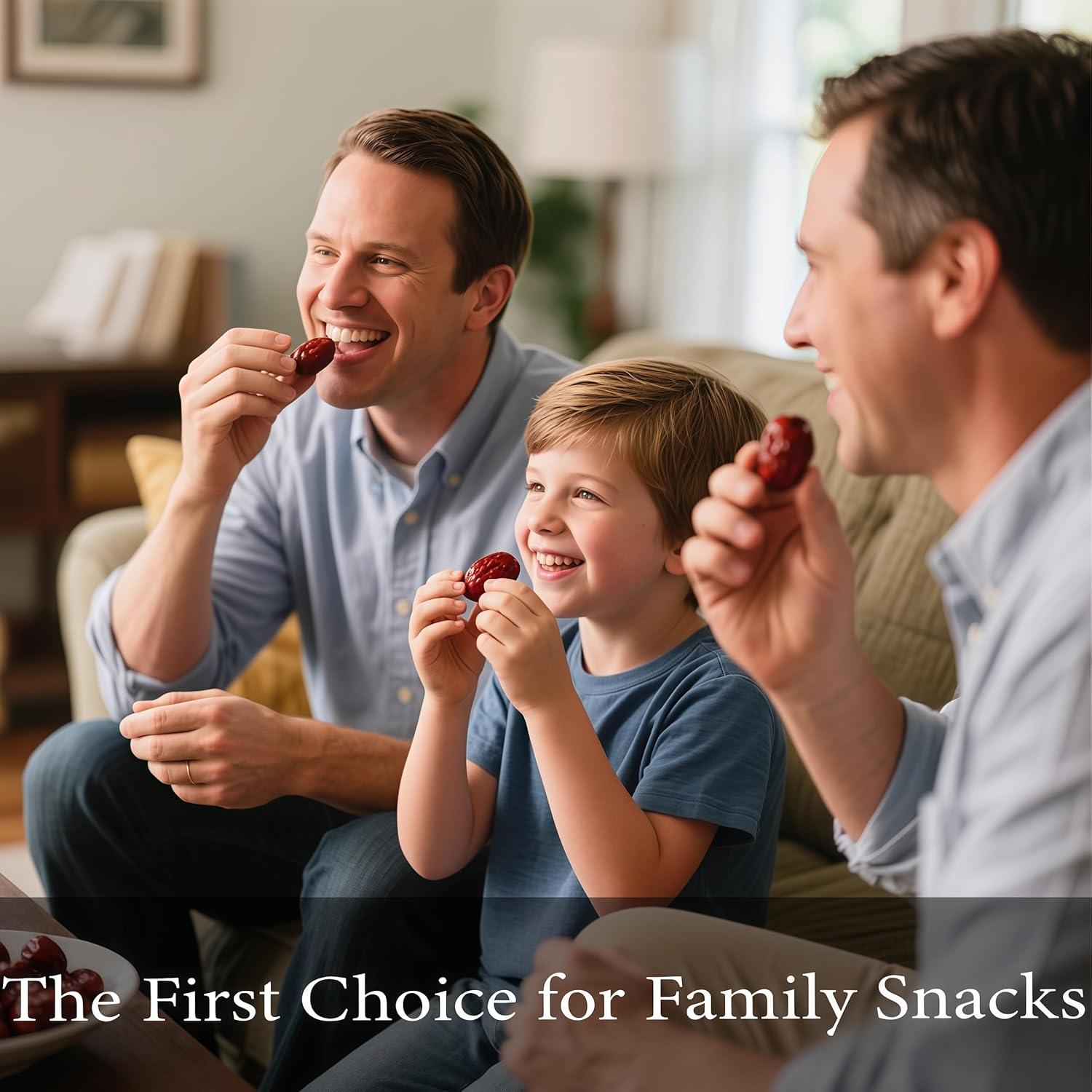 Dátiles Rojos Secos Premium YuuLunChun 500g - Sin Azúcares Añadidos