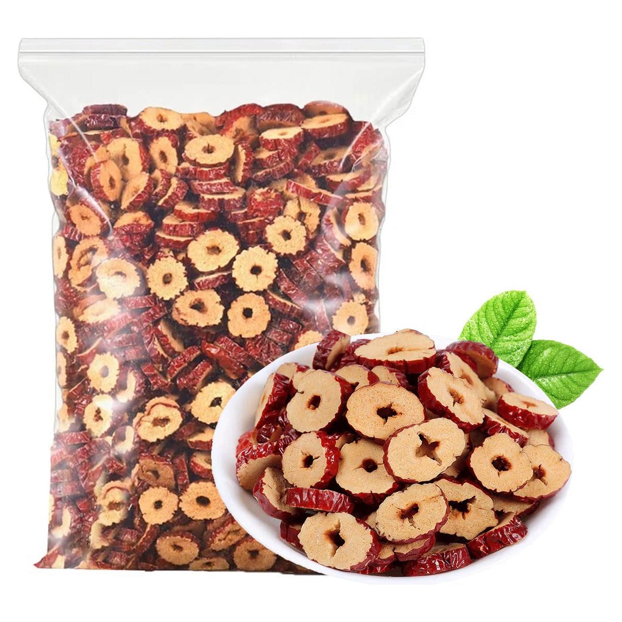 Dátiles Rojos Secos Sin Hueso Yunnan 280g - Rodajas de Jujube
