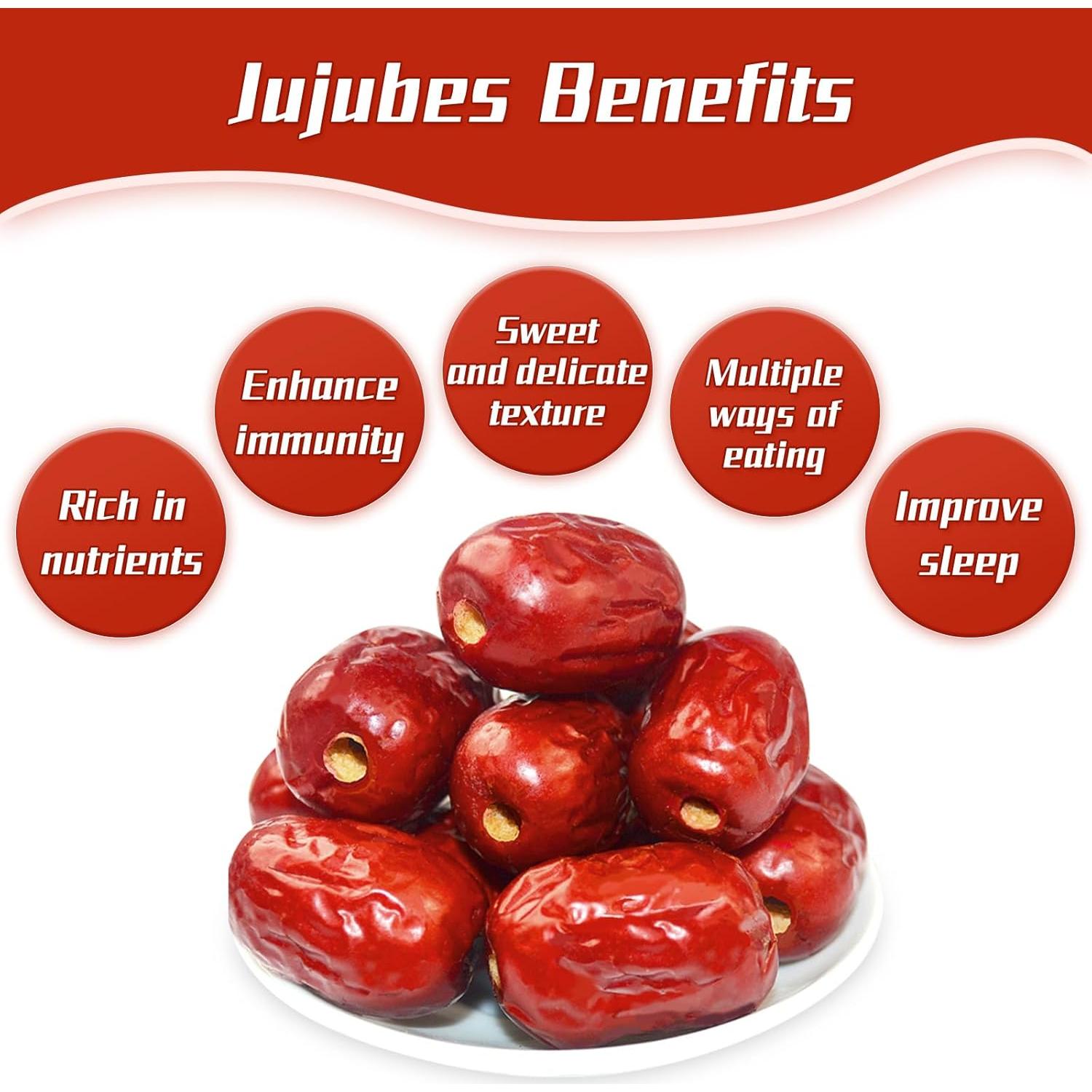 Dátiles Jujube Haomly Sin Hueso 420g - Dulces y Naturales