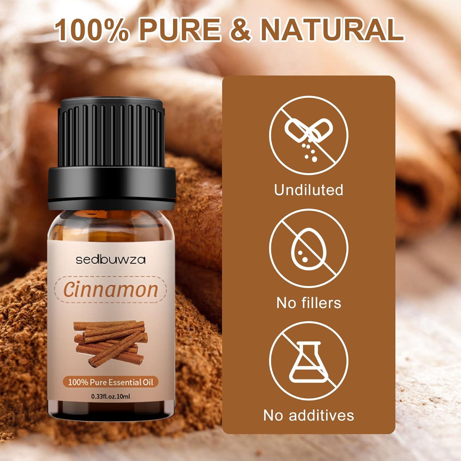 Aceite Esencial de Canela Sedbuwza 10ml Puro para Difusor