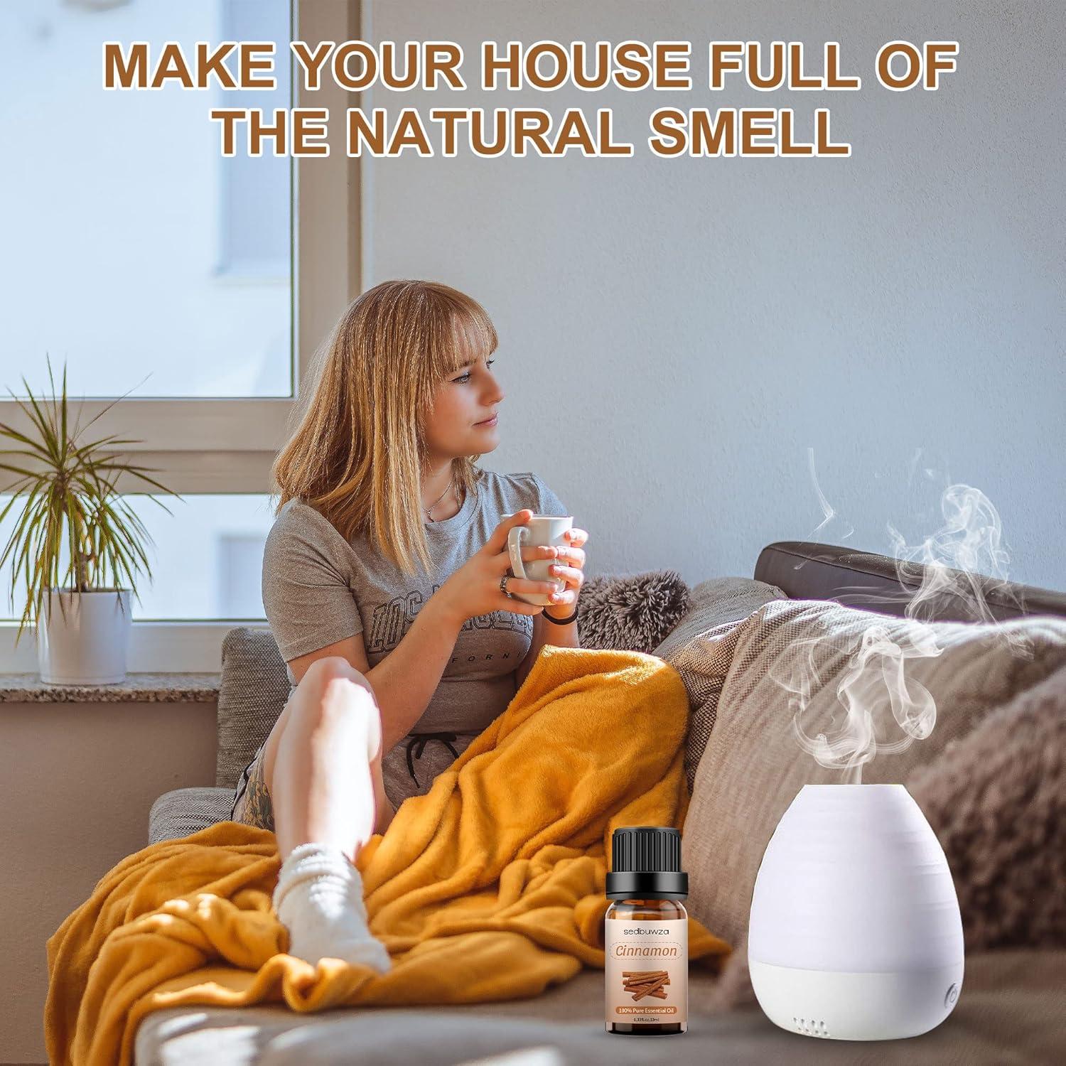 Aceite Esencial de Canela Sedbuwza 10ml Puro para Difusor