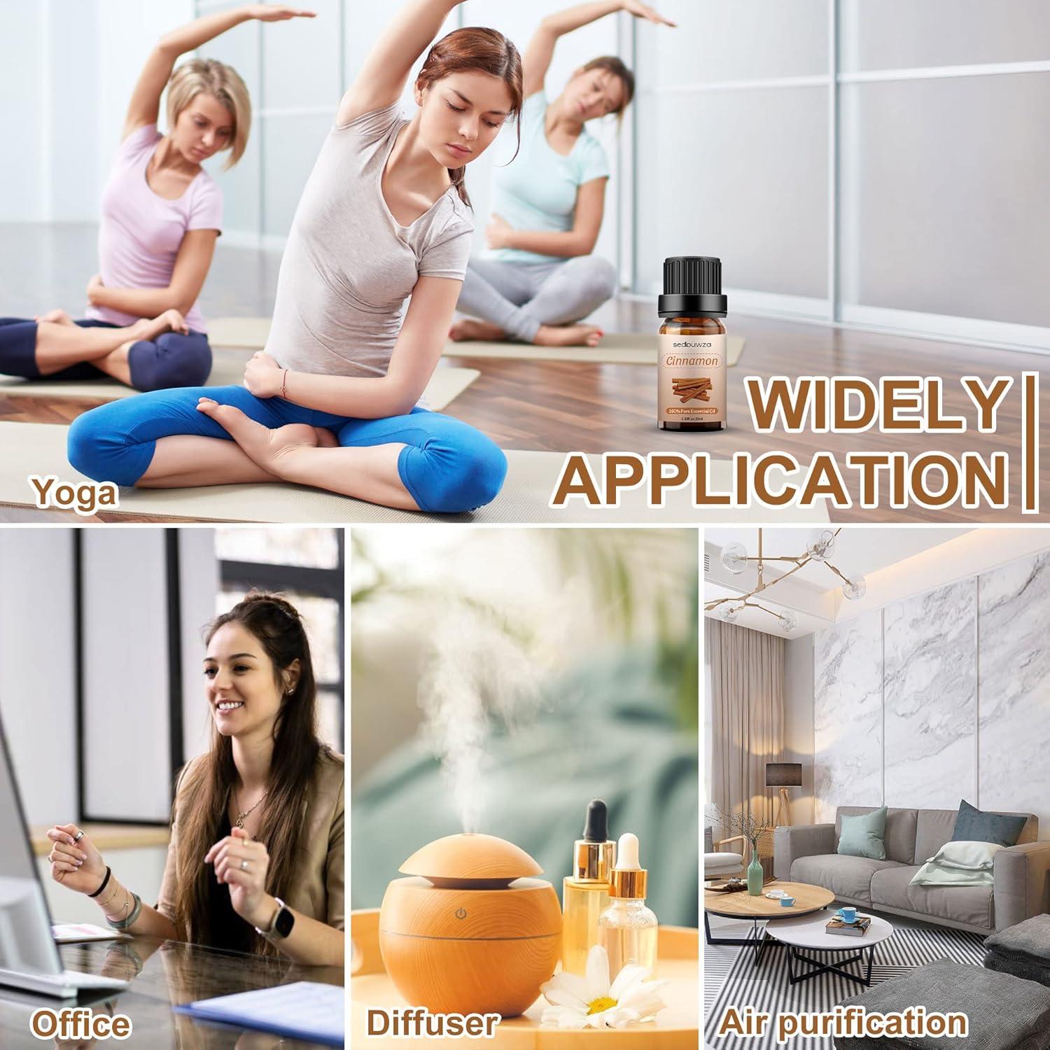 Aceite Esencial de Canela Sedbuwza 10ml Puro para Difusor