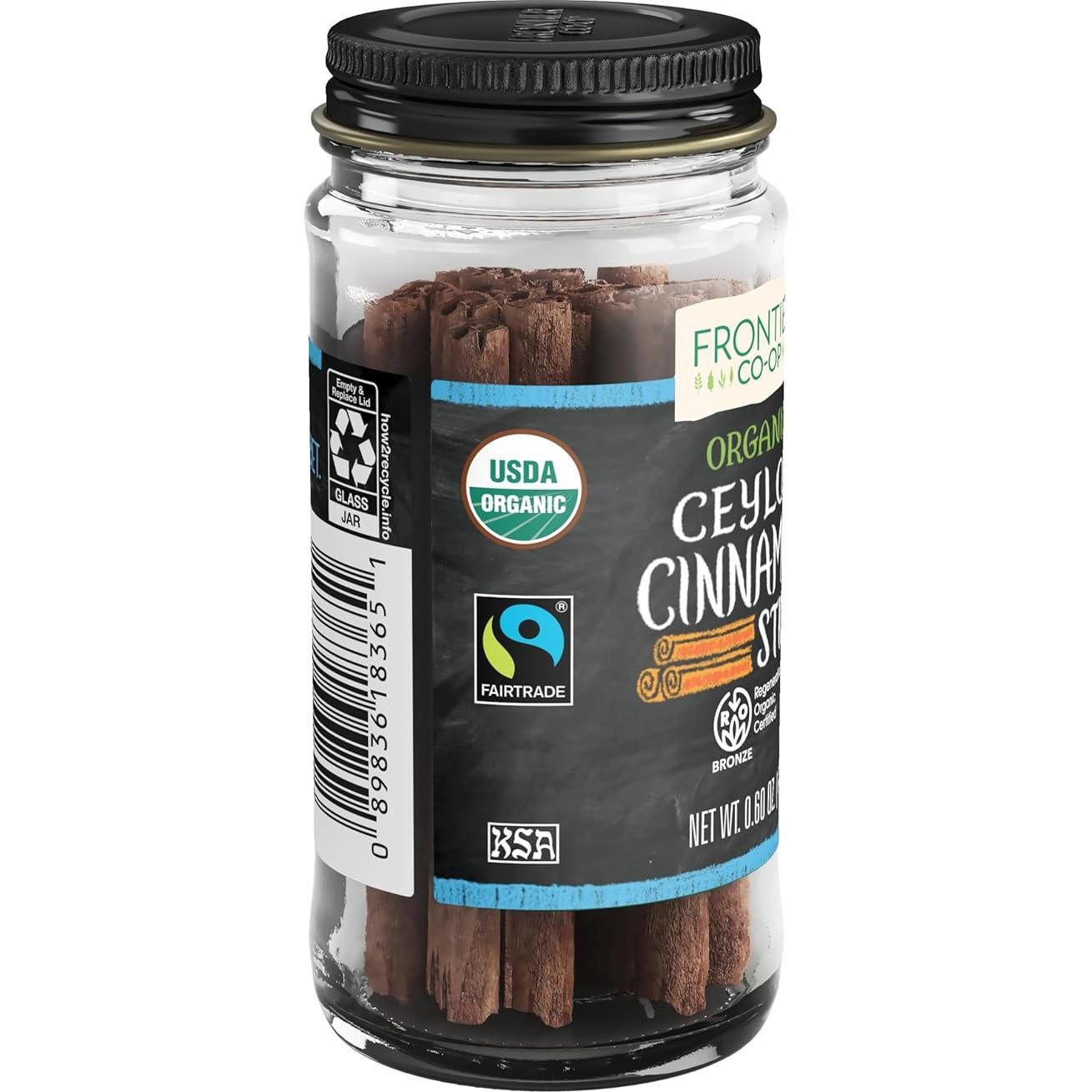 Palitos de Canela de Ceilán Frontier Co-op 17g Orgánico