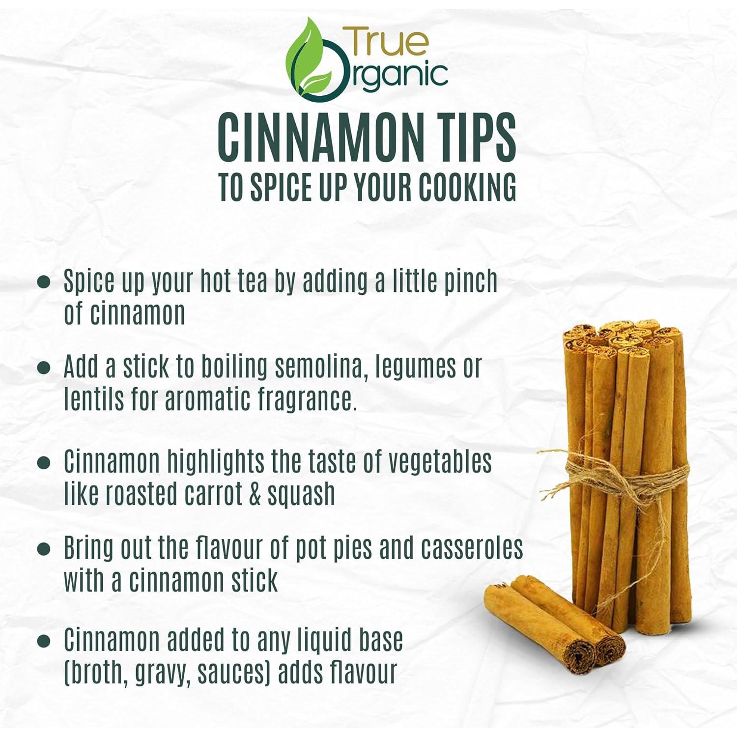 Canela de Ceilán Orgánica en Palitos 0.45 kg Verdadero