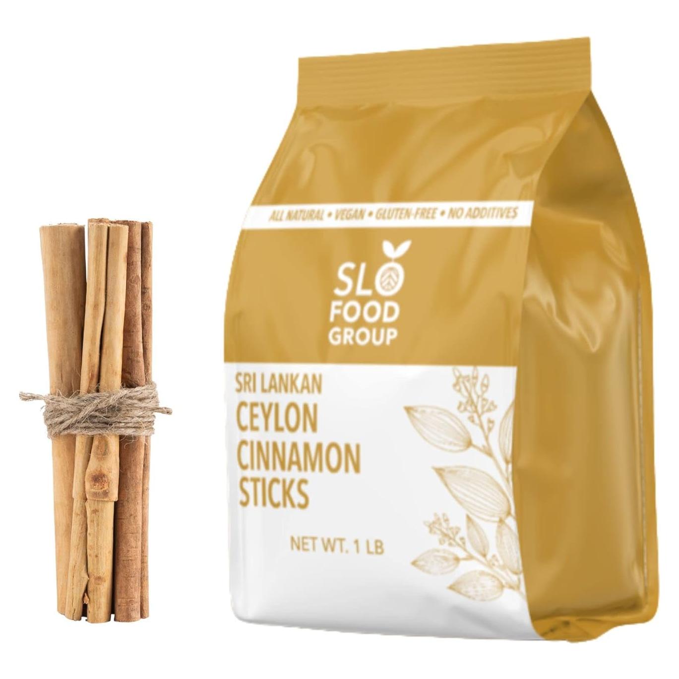 Palitos de Canela de Ceilán Slofoodgroup 1 lb - Cinnamomum Verum
