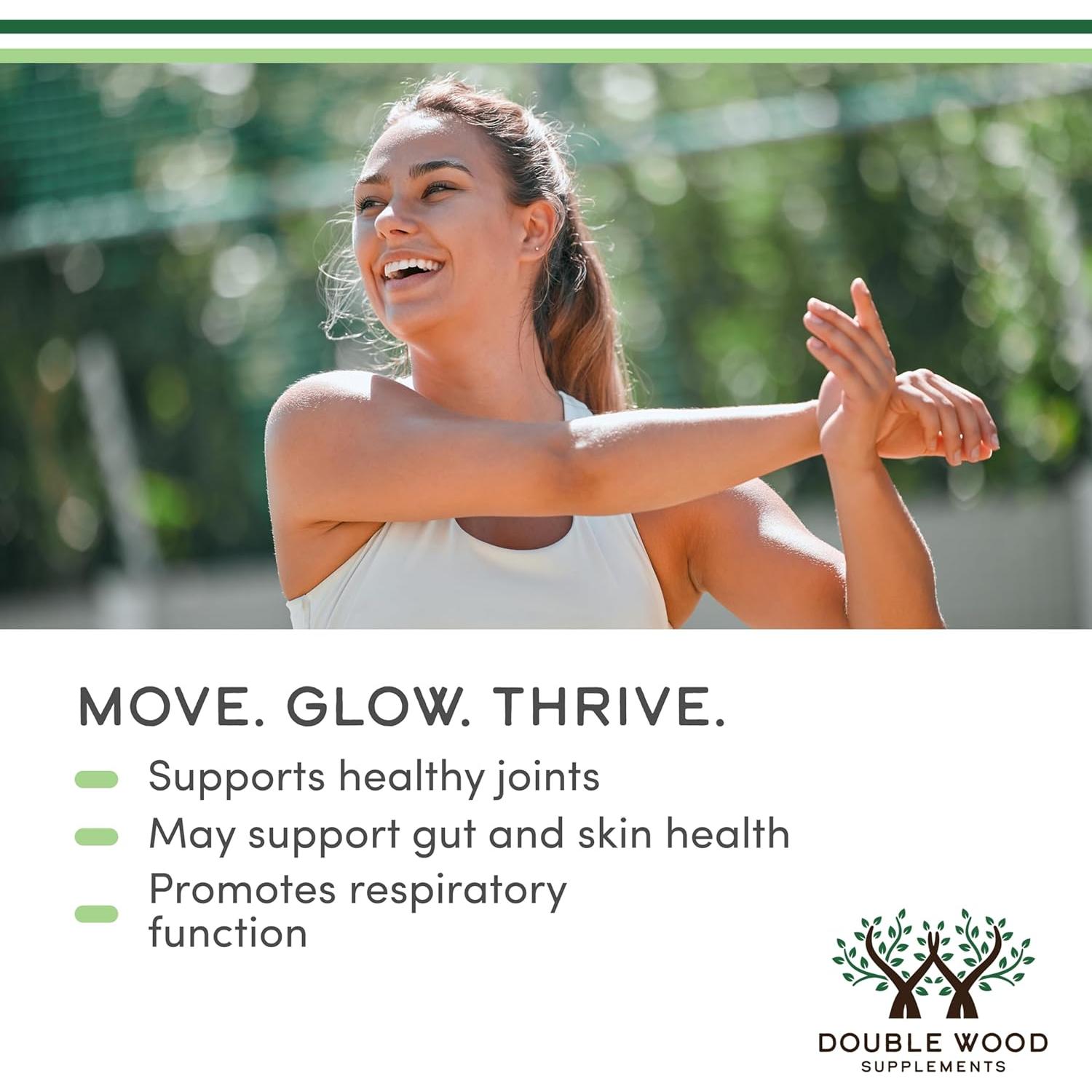 Cápsulas de Boswellia Serrata 240 unidades 1000mg Double Wood