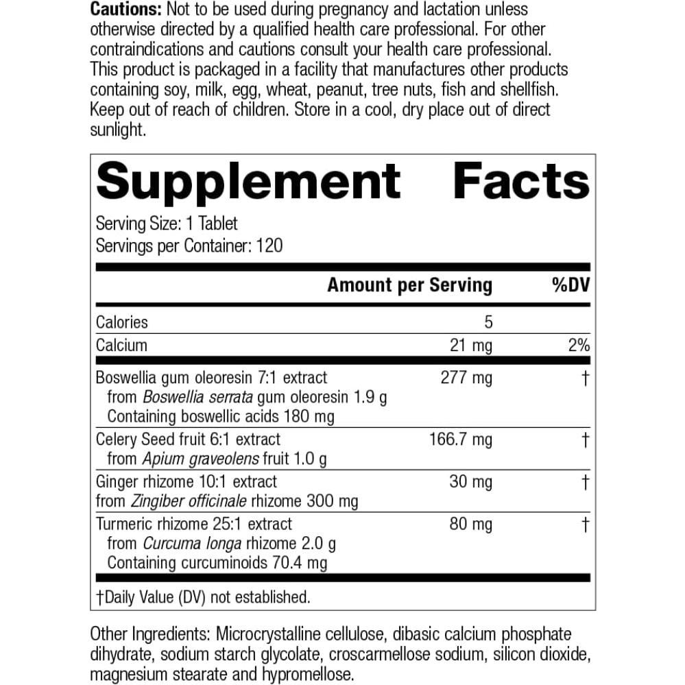 Complejo de Boswellia 120 tabletas MediHerb - Apoyo Inmunológico