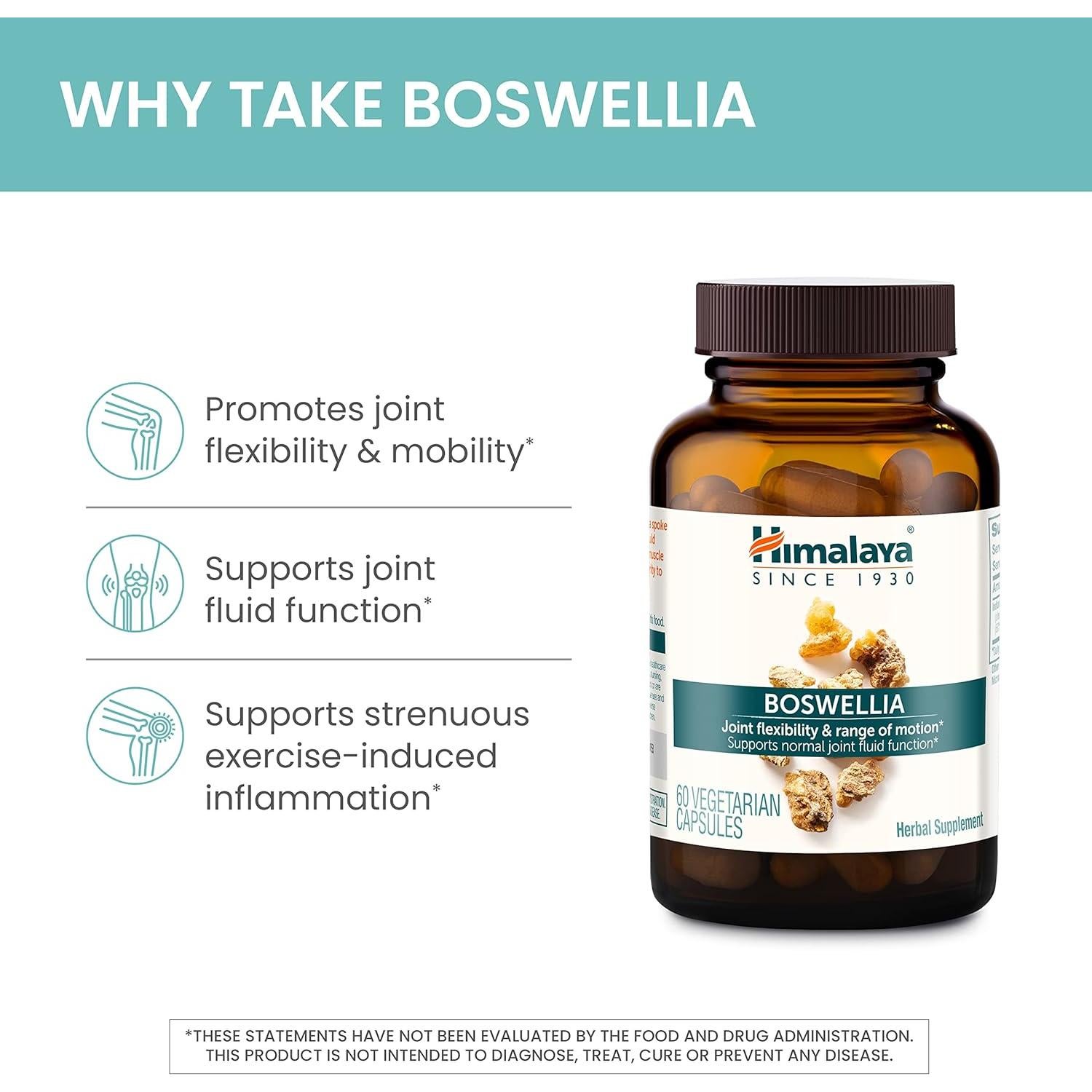 Himalaya Boswellia 250 mg, 240 Cápsulas para Articulaciones