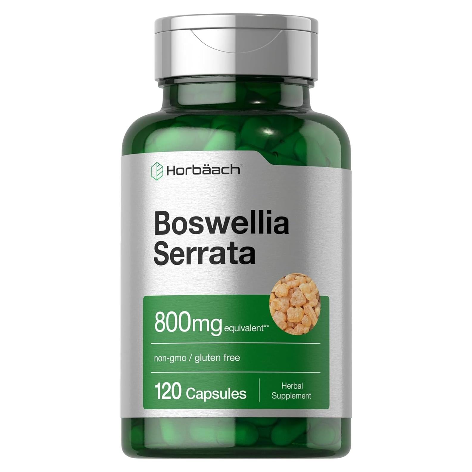 Cápsulas de Boswellia Serrata Horbaach 800mg 120 Unidades