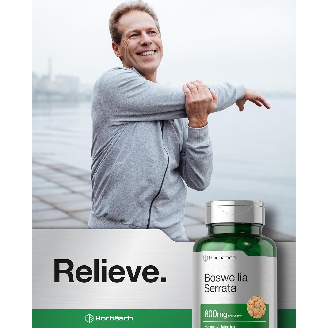 Cápsulas de Boswellia Serrata Horbaach 800mg 120 Unidades