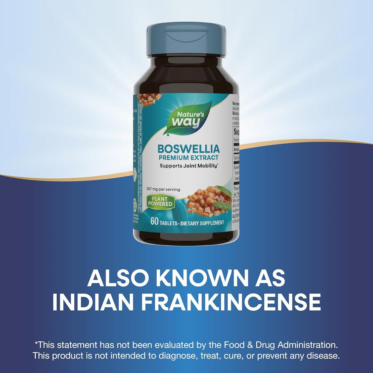 Extracto de Boswellia Nature's Way 307 mg - 60 Tabletas Veganas