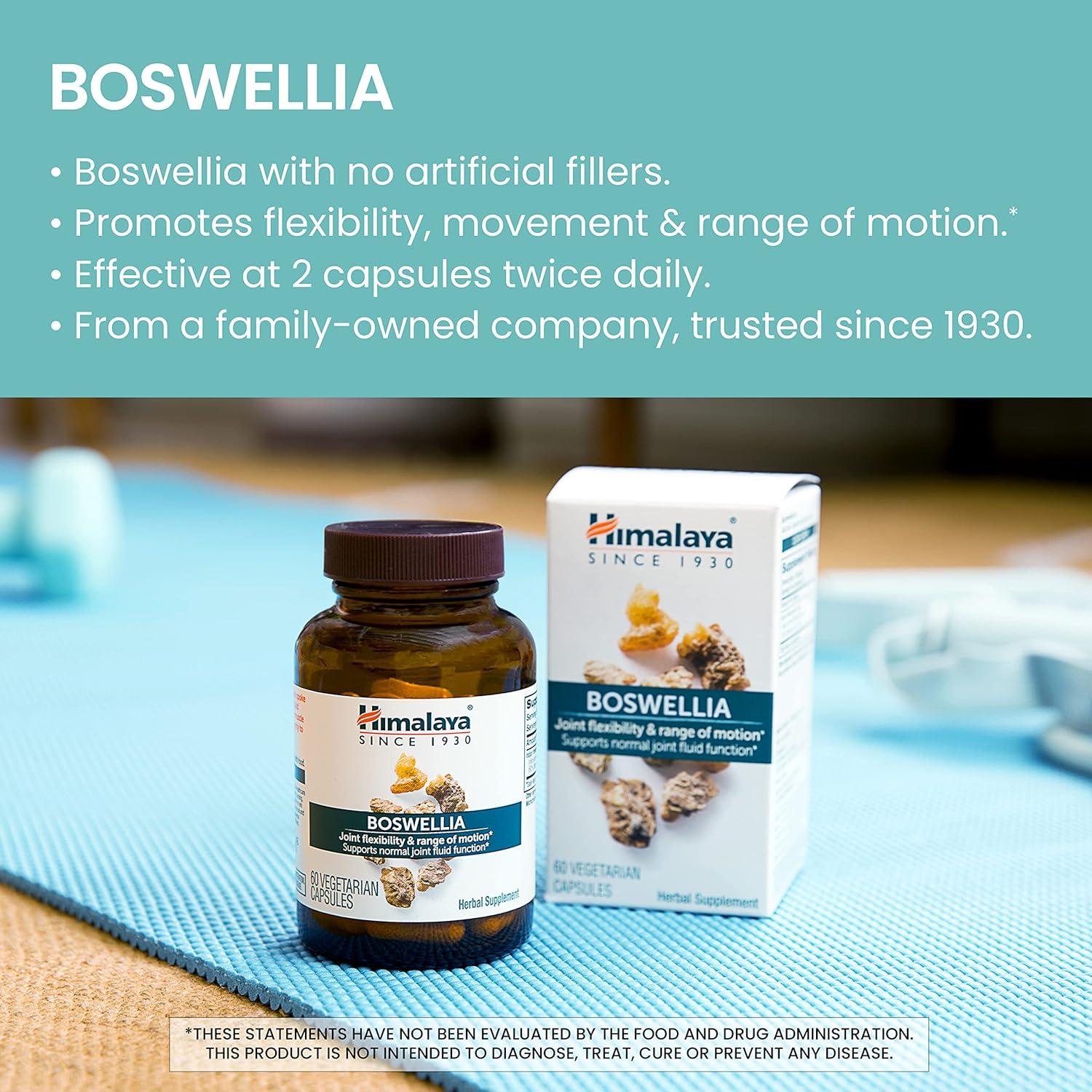 Suplemento Articular Himalaya Boswellia 250 mg 60 Cápsulas