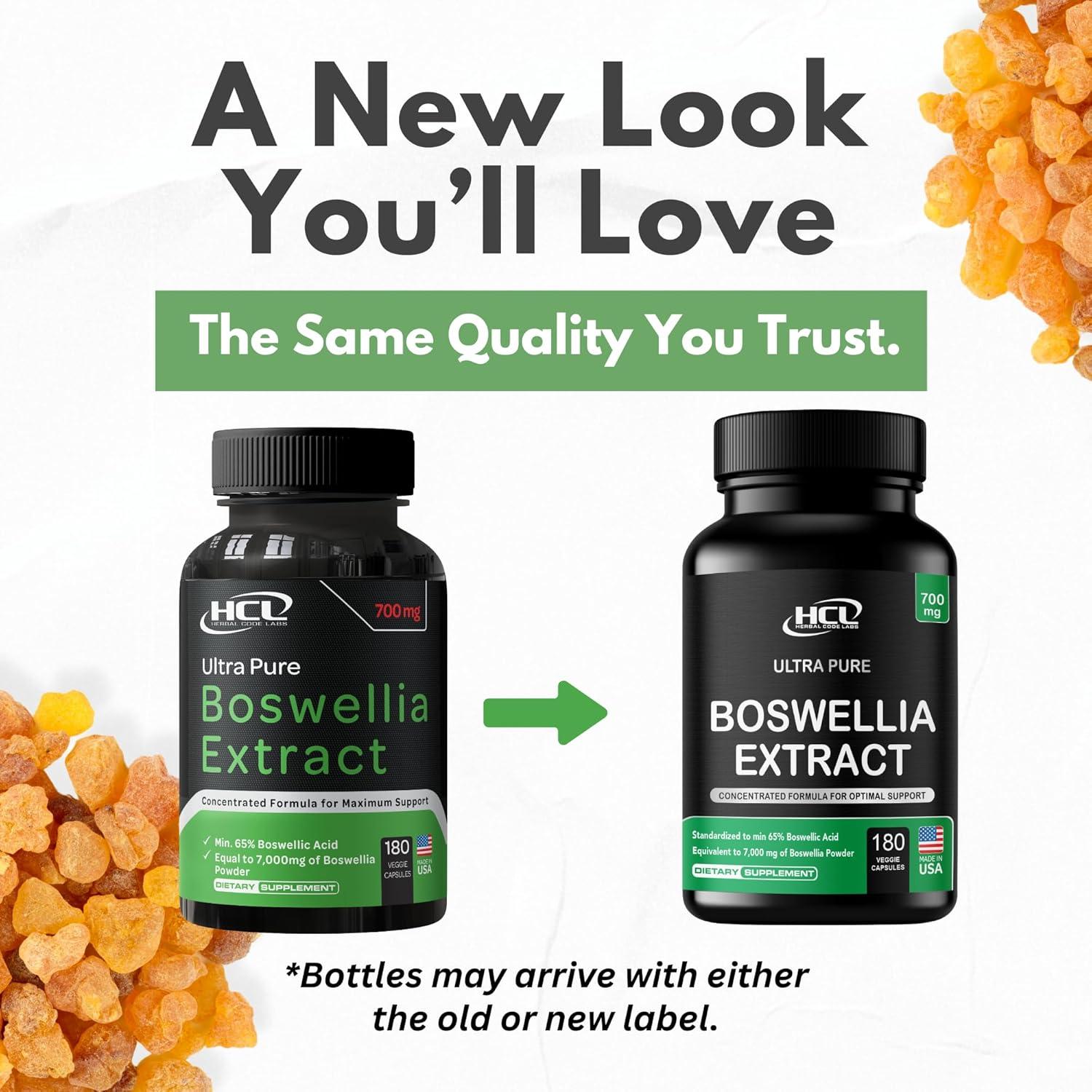 Cápsulas de Boswellia Serrata 700mg Hcl - 180 Veganas